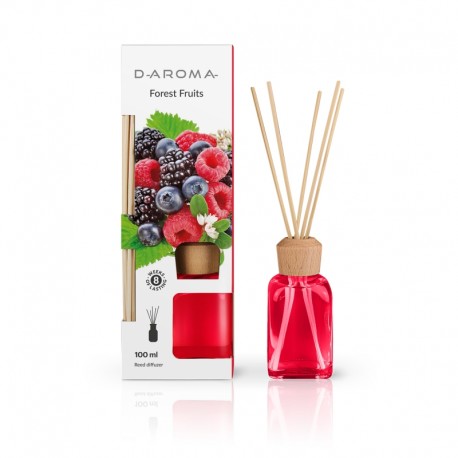 D-Aroma Dyfuzor zapachowy 100ml o zapachu soczystych owoców leśnych.Dyfuzor zapachowy 100ml o zapachu soczystych owoców leśnych.